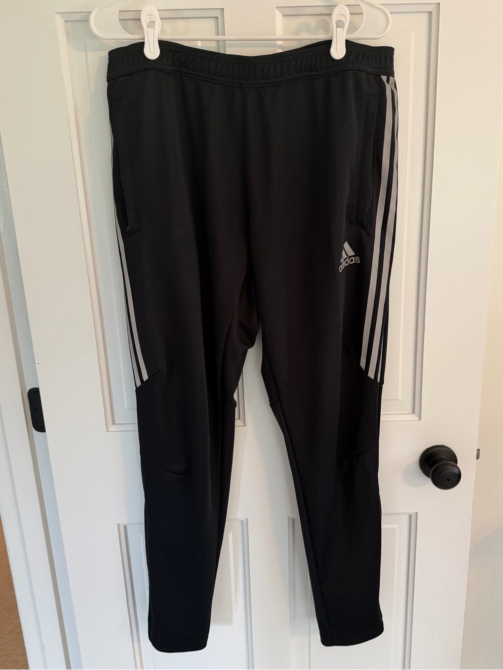 Adidas Tiro 17 ClimaCool Track Pants Black XL Zip Ankle